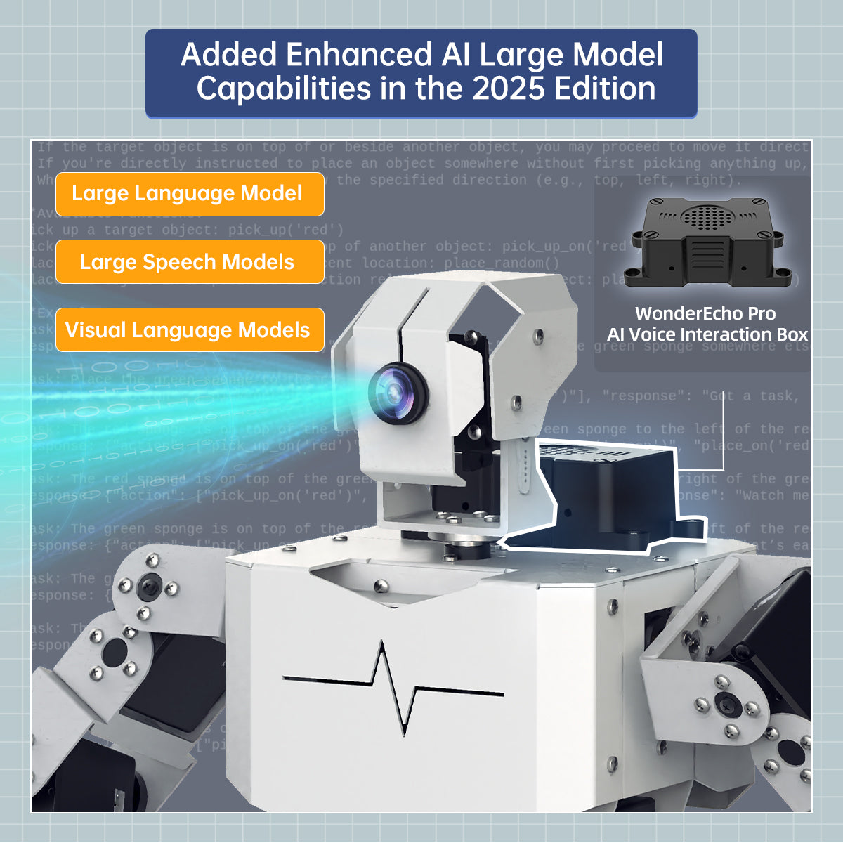 Hiwonder TonyPi Pro AI Humanoid Robot with Raspberry Pi 5 - Integrated Multimodal AI Model (ChatGPT), Vision AI, Interactive Voice Response, and Hand-Eye Coordination Hiwonder TonyPi Pro AI Humanoid Robot with Raspberry Pi 5 - Integrated Multimodal AI Model (ChatGPT), Vision AI, Interactive Voice Response, and Hand-Eye Coordination